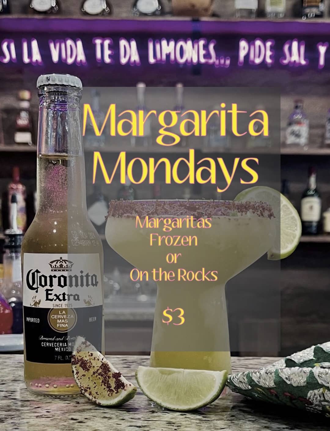 Margaritas Monday Promo